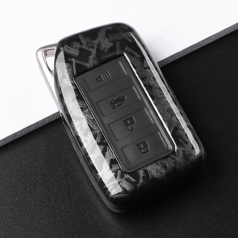 Abs Carbon Fiber Car Key Case Cover For Lexus Nx Is Rx Es Gx Lx Ls Ux Gs 200 260 300 350 Nx200 Nx300 Rx350 Es300 Keyless