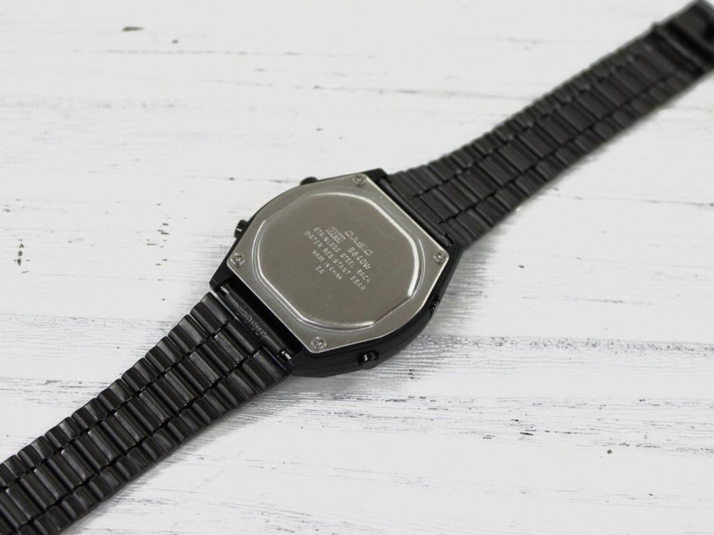 Casio Standard Digital Watch Black with Inverted LCD B640WB-1BJF Standard,