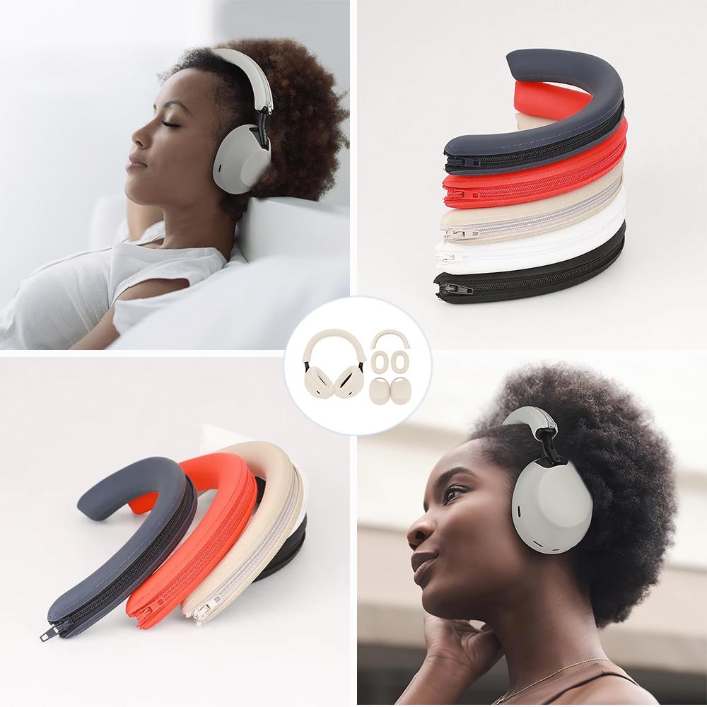 Für Sony WH-1000XM5 Kopfhörer Silikon Schutzhülle/Kopfhörer Schutzhülle/Ohrenschützer Schutzhülle