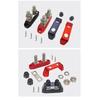Power Distribution Terminal Block M10 Marine Battery Busbar With Cover Battery Terminal Distribution Block 2X Power Stud Busbars