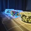 Christmas Tree LED String Lights - Colorful, Waterproof, USB-Powered, Remote-Controlled Copper Wire for Outdoor Festive Decor