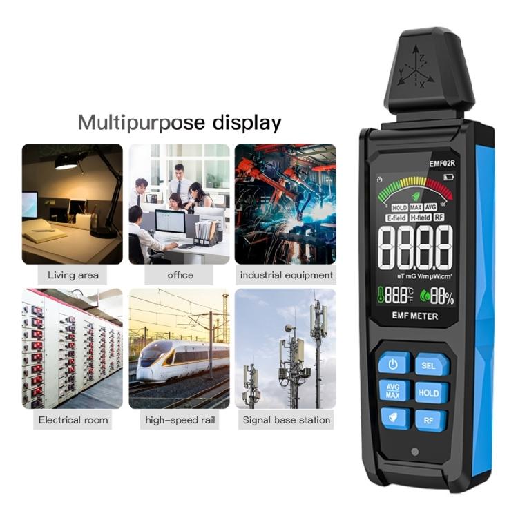 Electromagnetic Field Meter Comprehensive Detect Electromagnetic Radiation Meter