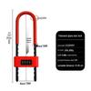 U-Shaped Glass Door Lock: Electric Scooter & Sliding Door Anti-Theft Password Lock