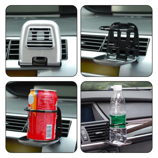 

Yousheng Car Air Vent Drink Cup Bottle Holder Foldable Design Compact Size Universal Simple Installation Auto Drink Rack Stand