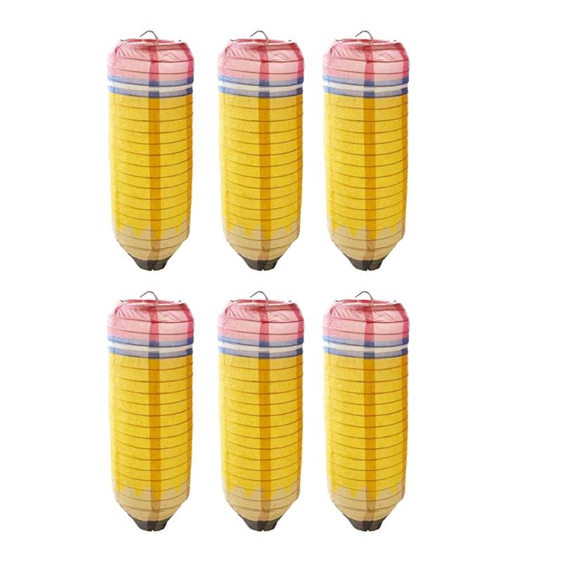 

Back to School Accessories Biodegradable Paper Lanterns with Easy Tear Designs Perfect for Study Room Decoration
