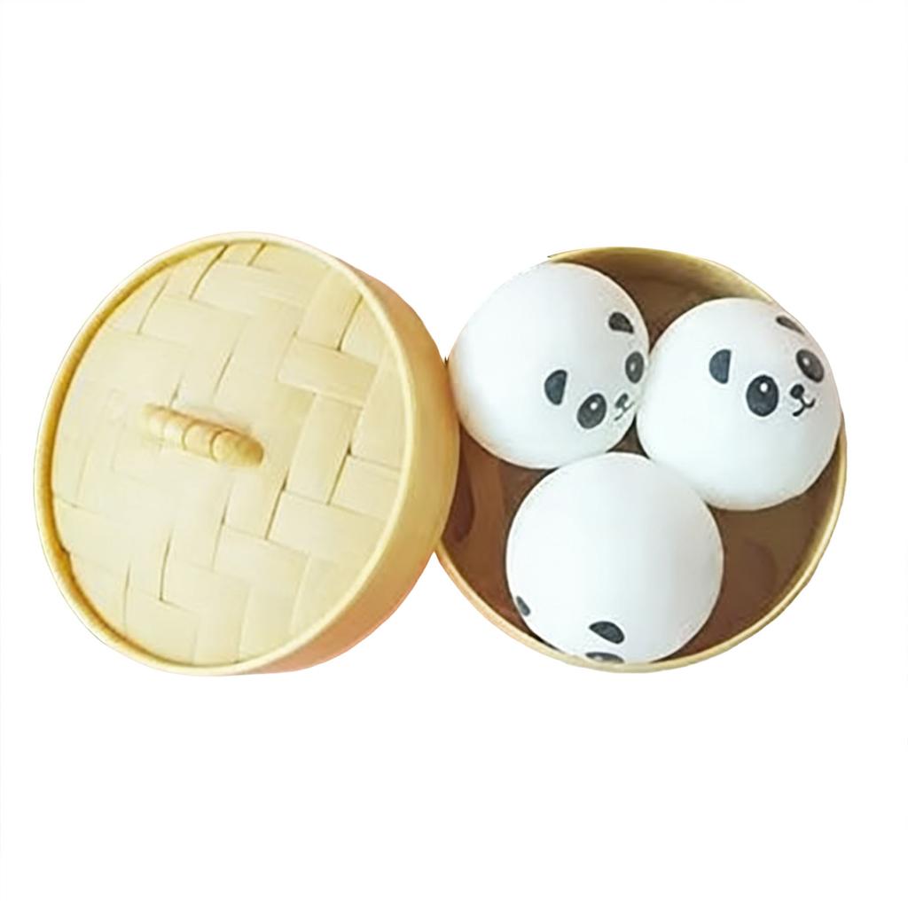 Games Sausage Mystery Dumpling Bao Bun Toy Mega Rainbow Stress 3Pcs White Fun Desk & Gift Toy For Kids & Adults Prospector