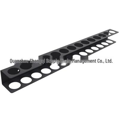 Heavy-Duty Wrought Iron Wall-Mounted Tool Storage Rack