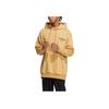 Adidas Solid Color Letter Print Loose Hoodie Pullover Long Sleeve Sweatshirt Men Tops Light-Gold IB2733