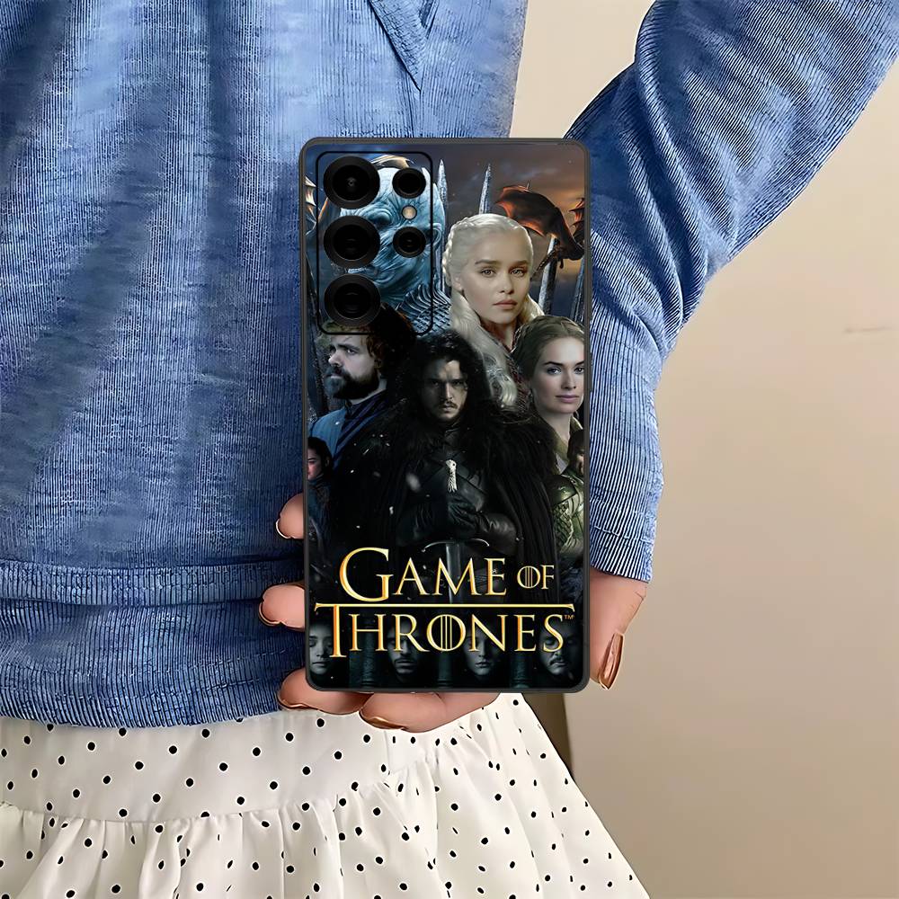 Film G-Game Of T-Thrones Phone Case For Samsung S 24 Fe 25 Ultra Plus 20 Lite 21 30 22 23 24 22 Ultra 5G Fundas