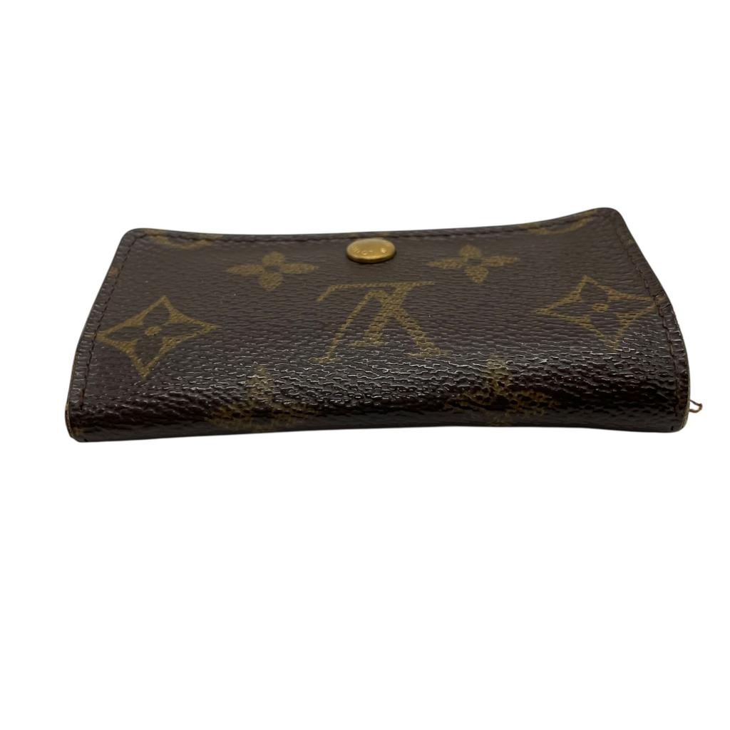 Gebrauchter LOUIS VUITTONSchlüsselanhänger Braun PVC/Leder Unisex