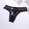 Sexy sex panties ultra-thin hollow mesh women's panties strap lace thong T-pants