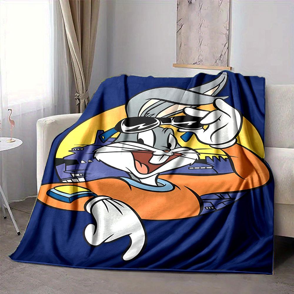1pc Flannel Blanket, Soft Skin Friendly with Digital Printing, Various Sizes Available for Family, Friends, Birthday
