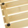 BAMBUS BADEZIMMERMATTE HOLZTEPPICH PLATTFORM 53x 35,5x 2,5cm