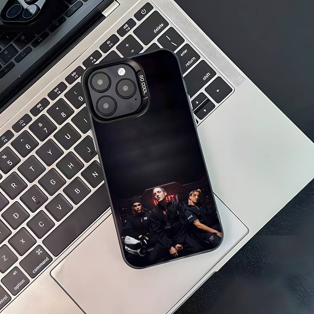 C-Chase Atlantic Music Group Phone Case For iPhone 17,16,15,14,13,12,11,Pro,XS,Max,Plus,Mini,SE4,E Black Matte Shockproof Cover