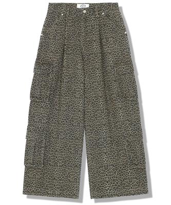 GUBIN (W) Double Pocket Leopard Pants