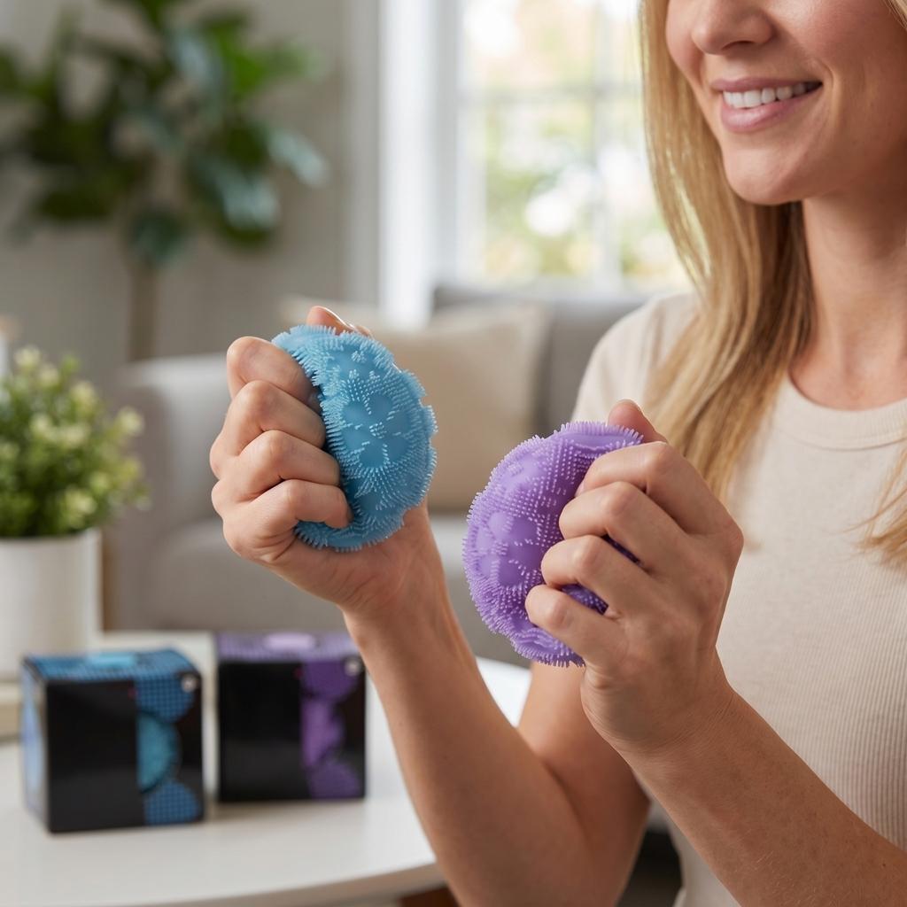 Sensory Stress Relief Toy Set for Kids and Adults Soft Textured Squeeze Balls for Relaxation and Focus Suitable for Home Office Classroom Use