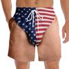 Men Funny Patriotic Swim Trunks with Mesh Lining Freedom Beach Shorts Breathable for  Vacation and Travel Gifts