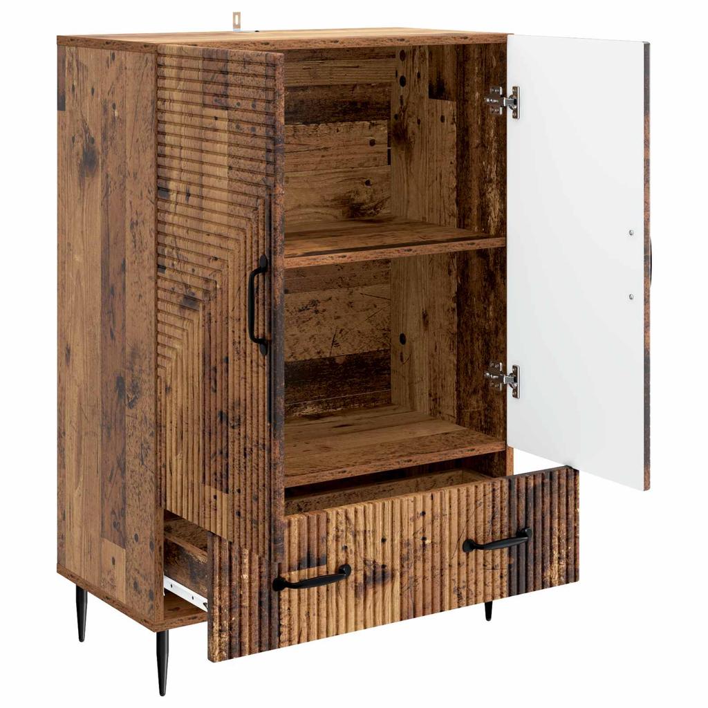 Sideboard Reclaimed Wood 66 x 34.5 x 95 cm Engineered Wood