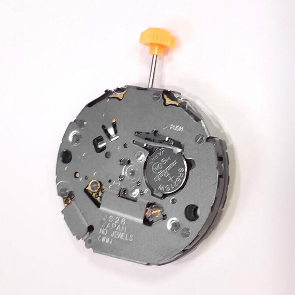 1Pc Quartz Movement For MIYOTA JS26 6 Hands Date At 3 O'clock with Battery Watch Replacement Part Movements Drop Shipping