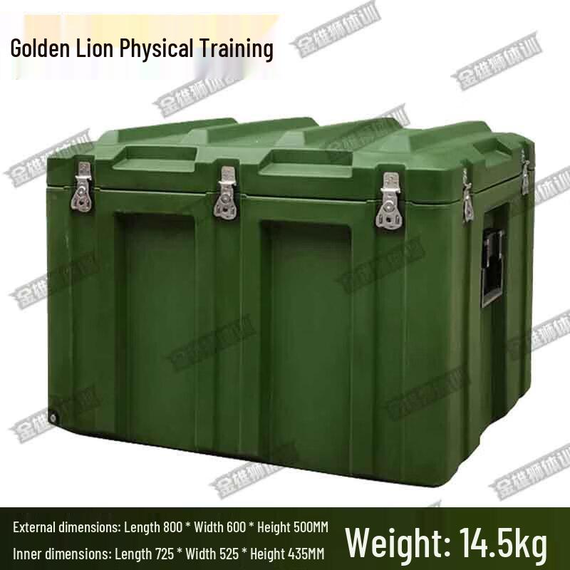 Golden Lion Heavy-Duty Rotomolded Transport Case with Wheels