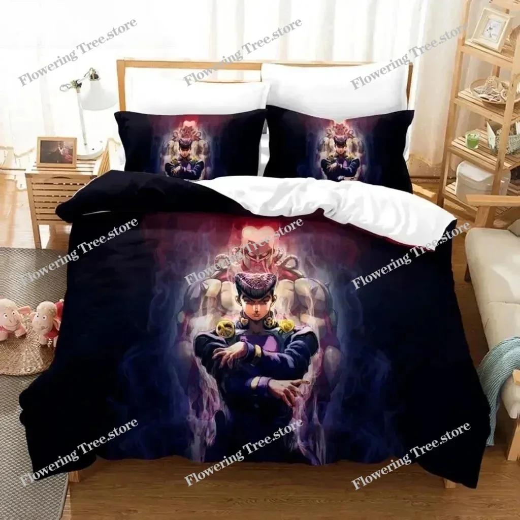 3D tisk Anime JoJo's Bizarre Adventure Jotaro Kujo Povlečení pro kluky a holky Jednolůžko Manželská postel Povlak na peřinu Povlak na polštář Postel Děti Dospělí