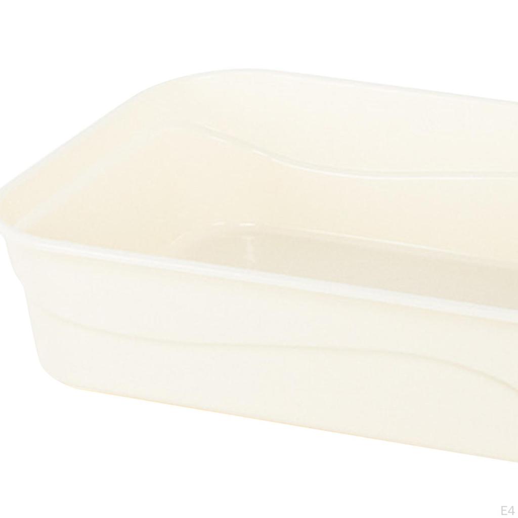 Vysoké boční prosévání otevřené zabraňuje úniku písku kotěcí pánev