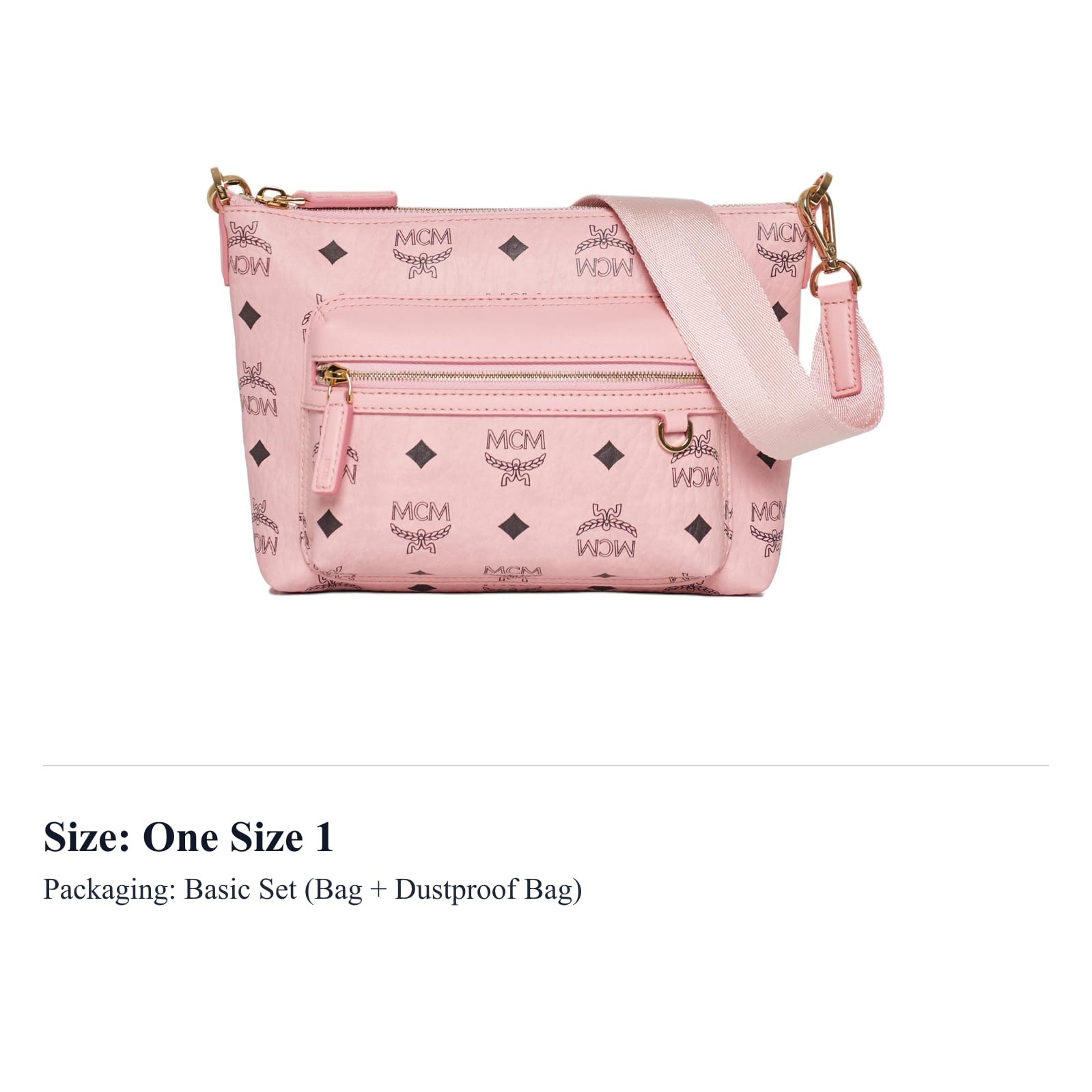 MCM Aren Polyester With Cotton Shoulder
