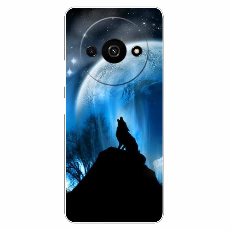 Voor Xiaomi Poco C61 Hoesje Zacht Cool Ruimte TPU Siliconen Beschermende Achterkanten voor Xiaomi Poco C61 PocoC61 Hoesjes C 61 Landschap
