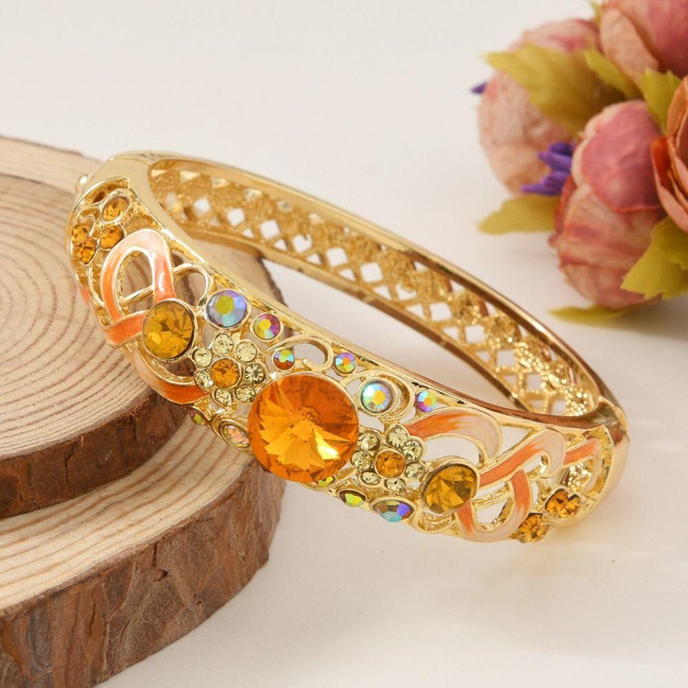 Chinese Beijing Cloisonne Bracelet Traditional Vintage Ethnic Bangles  Jewelry