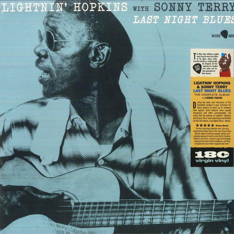 LP Record LIGHTNIN' HOPKINS, SONNY TERRY - Last Night Blues (180g) 8029 Blues Joint 2024 Europe Blues