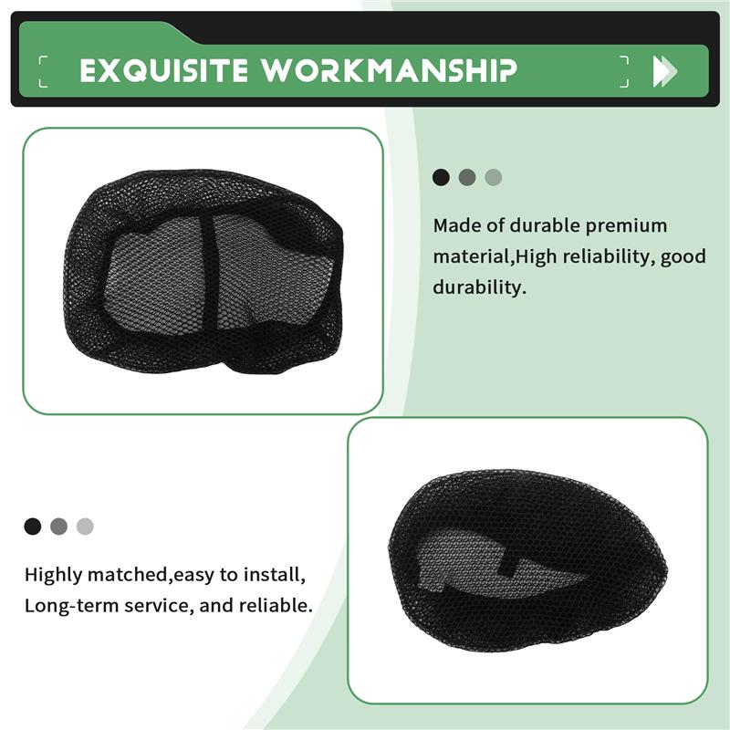 AU63-For Benelli TRK702 TRK702X TRK 702X 702 X Breathable Mesh Seat Cushion Cover Sun Protection Motorcycle Accessories