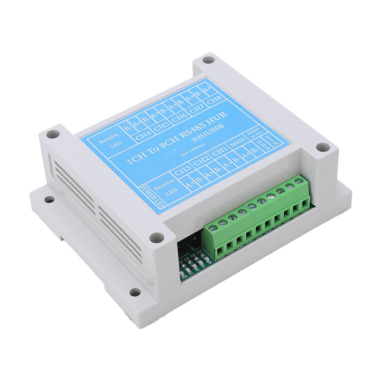 

Signal Amplifier ABS Housing PCB Board 8 Port 10 Indicator Lights Signal Extender for Cell Phone