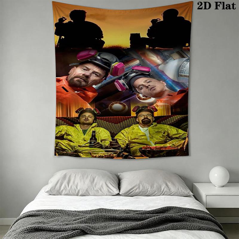 Bad Aesthetic Wall Tapestry Tapestry Fashion Print Wallmounted Homestay Soft Decoration Tapestry Atmospheric Background Cloth Home Decor