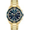 Energy Blue Gold Stainless Steel Bracelet Men's Quartz Watch 1513973