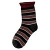 Socks Retro Hong Kong Style Striped Pure Cotton Medium Tube Socks Tide Season Boneless Crimping Color Matching Pile Socks Women
