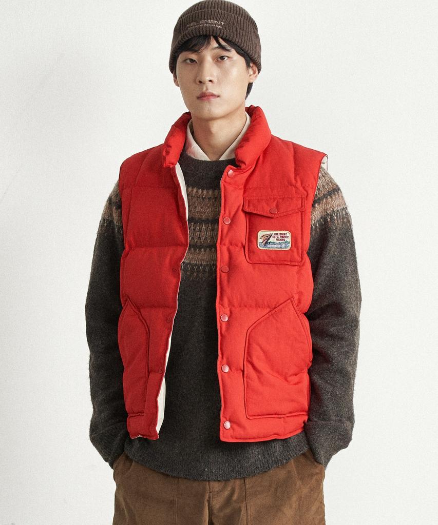Helement Flex Down Vest (Red)
