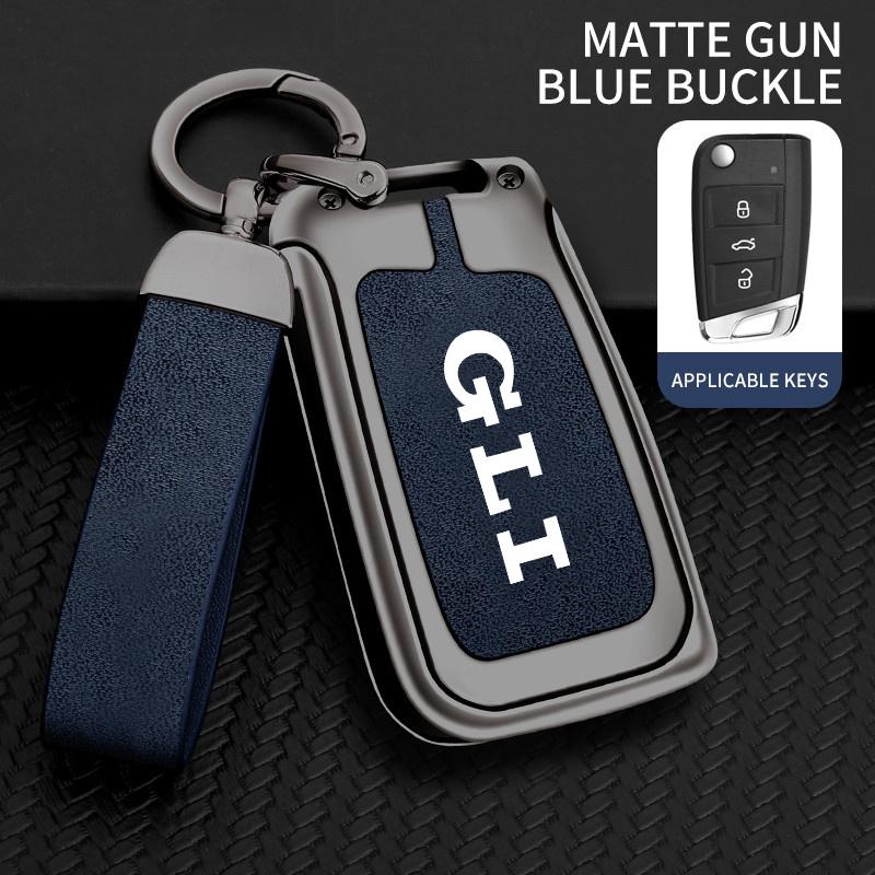 For VW VOLKSWAGEN 2026 New Zinc Alloy Car Remote Key Cover Case Holder Shell Fob For Volkswagen VW GLI Jetta MK4 MK5 MK6 MK7 GTD