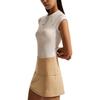 Nike Sportswear Chill Knit Solid Mid-Rise Slim Fit Ribbed Casual Skirt Women Skirts IF0576286