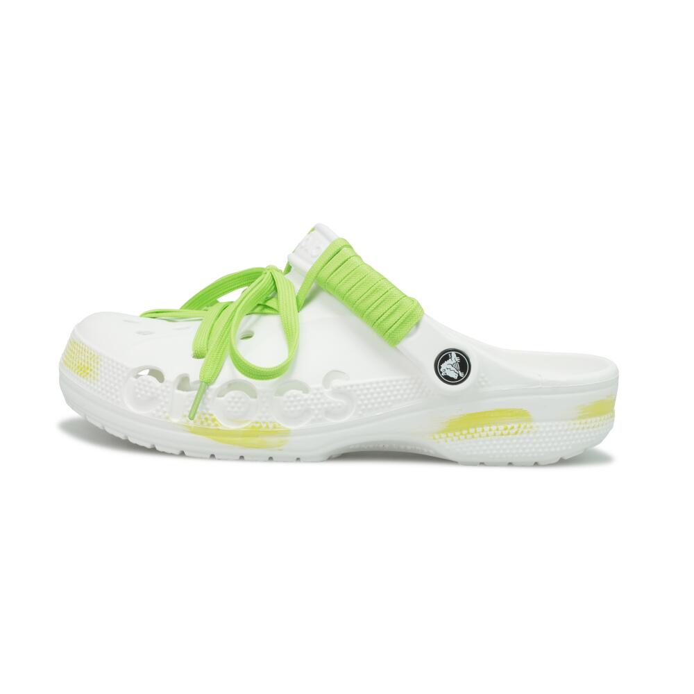 

Crocs EVA Классические клоги граффити модный тренд удобные для поездок на работу и на улице дырочные туфли для мужчин и женщин белые 36-37 белый