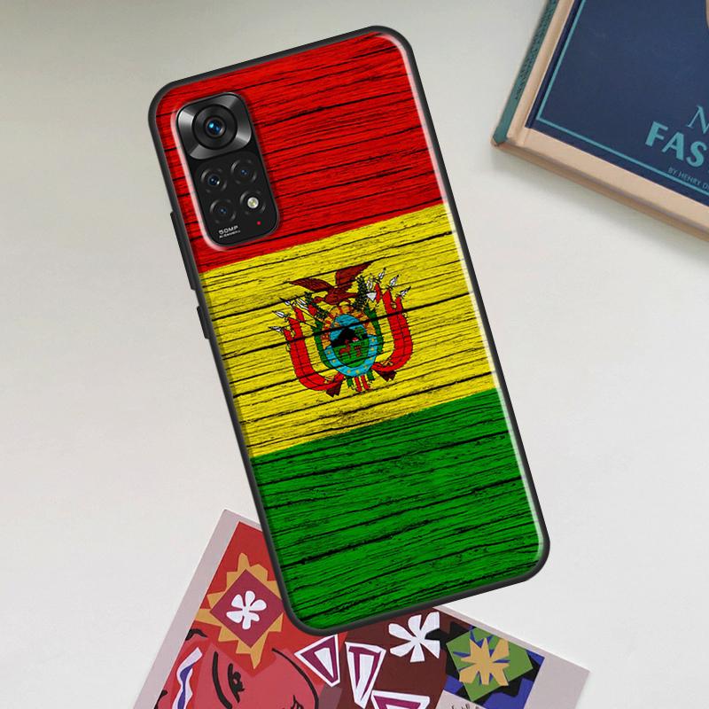 Bolivia Flag Art Case For Xiaomi Redmi Note 12 Pro Plus 8 9 10 11 Pro 8T 9S 10S 11S 12S 9C 10A 10C 12C Cover