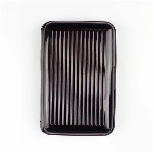 1Pc Men Aluminum Bank Card Holder Blocking Hard Case Wallet Solid Credit Card Anti-RFID Scanning Protect Card Holder