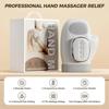Handmassagegerät mit Wärmekompression Karpaltunnelsyndrom Handgelenk Fingermassagegeräte Knetrollen Elektrisch Tragbar Vibrationshandschuhe