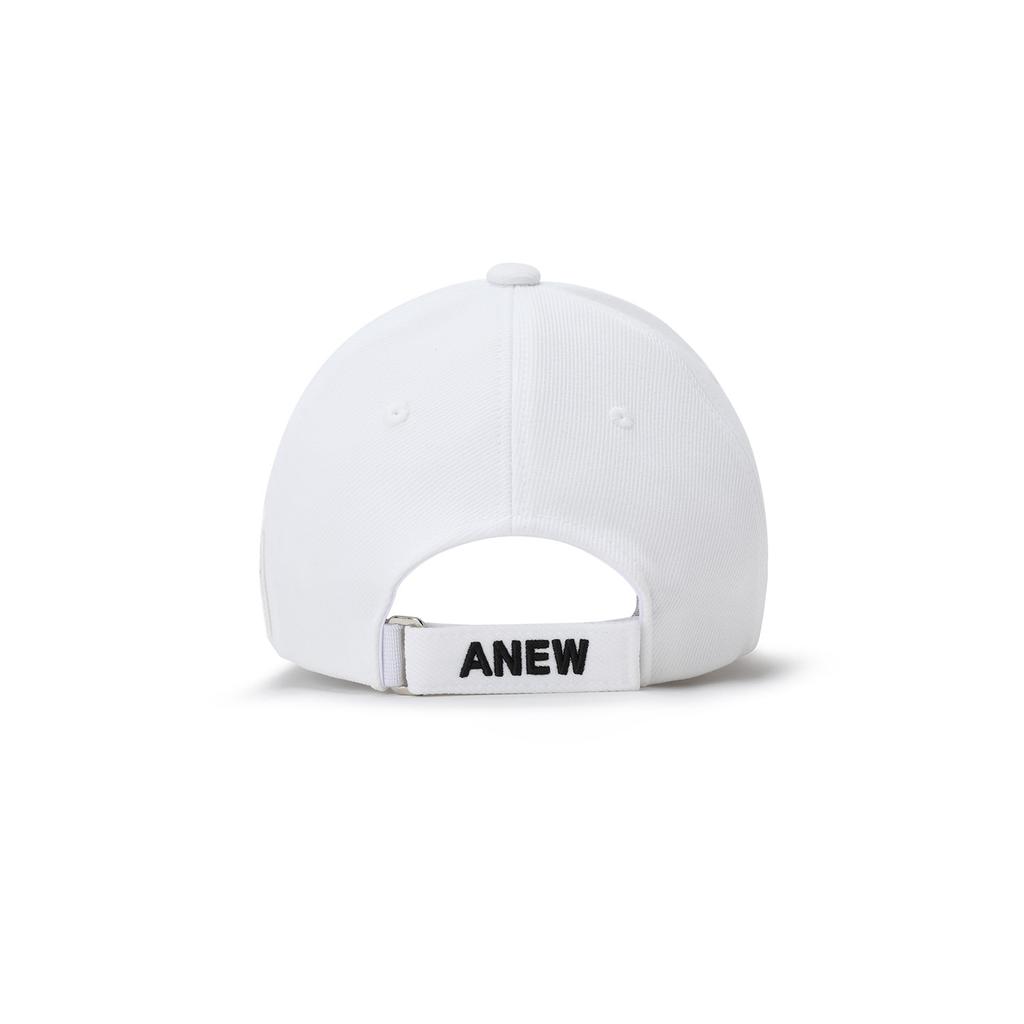 ANEW GOLF Uni Essential Cotton Cap_Wh