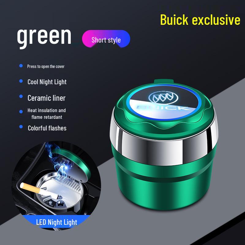 Seven-Color Ambient Light Car Ashtray for Buick Regal, LaCrosse, Encore, E5, Excelle, Angyang