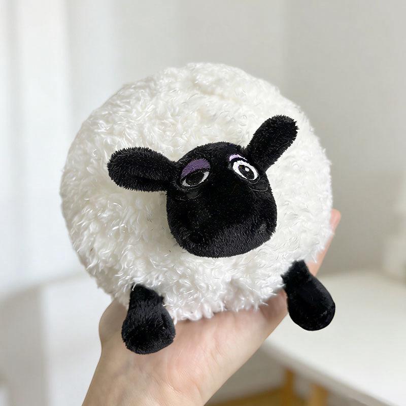 

Round Fluffy Sheep Cartoon Plush Toy - Cute Little Sheep Comfort Doll for Kids Birthdays Medium 23 cm (0.13 kg)