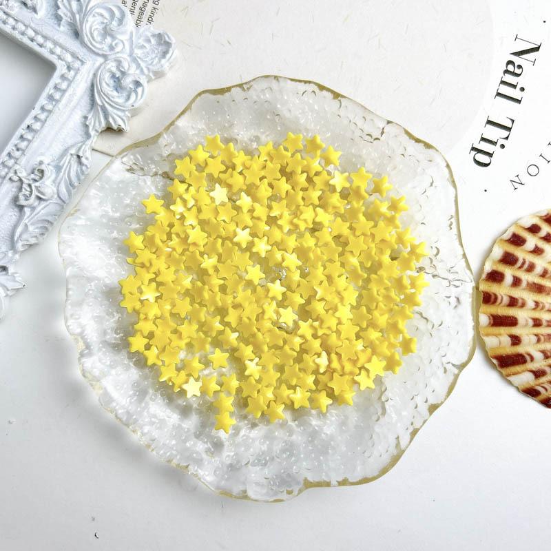 New Nail Art Resin Star Moon Ornaments Mini Small Macaron Nails DIY Phone Case Decoration