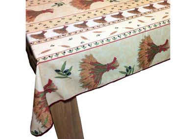 Tablecloths - PROMO LINEN - Wheat Bouquet - Polyester - 240 X 150 Cm - Beige