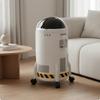 Astronaut Vessel Shaped Trash Can Creative Design SlideTop Waste Bin Large Capacity Lidded Rubbish
