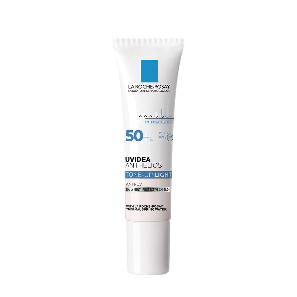 La Roche-Posay Uvidea Anthelios Crema Leggera Tone-Up 30ml - Luminosità Illuminante, Coreana