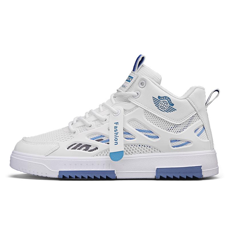 Fashion Hiking Boots Casual Sneaker High Top Breathable Wear-resistant Round Toe Flexible Shoe Spring and Autumn Main Push Popular Model